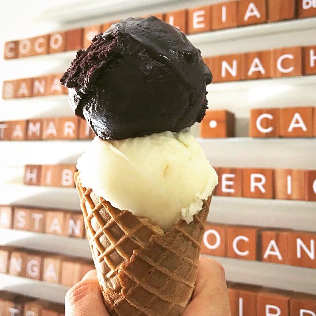 Sorvete de Cupua&ccedil;u na casquinha